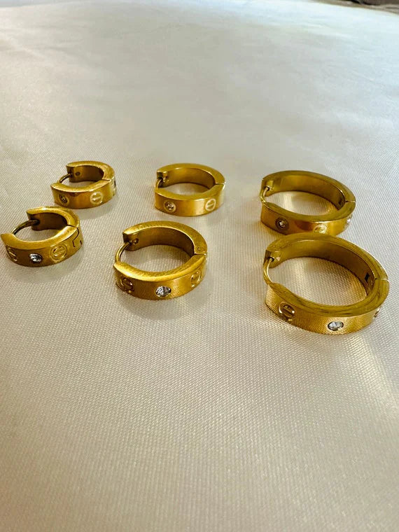 Minimalist Dainty  Hoop Earrings