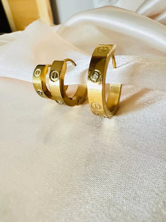 Minimalist Dainty  Hoop Earrings
