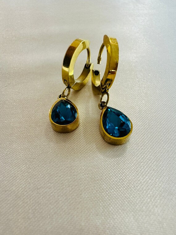 Blue Stone Earings