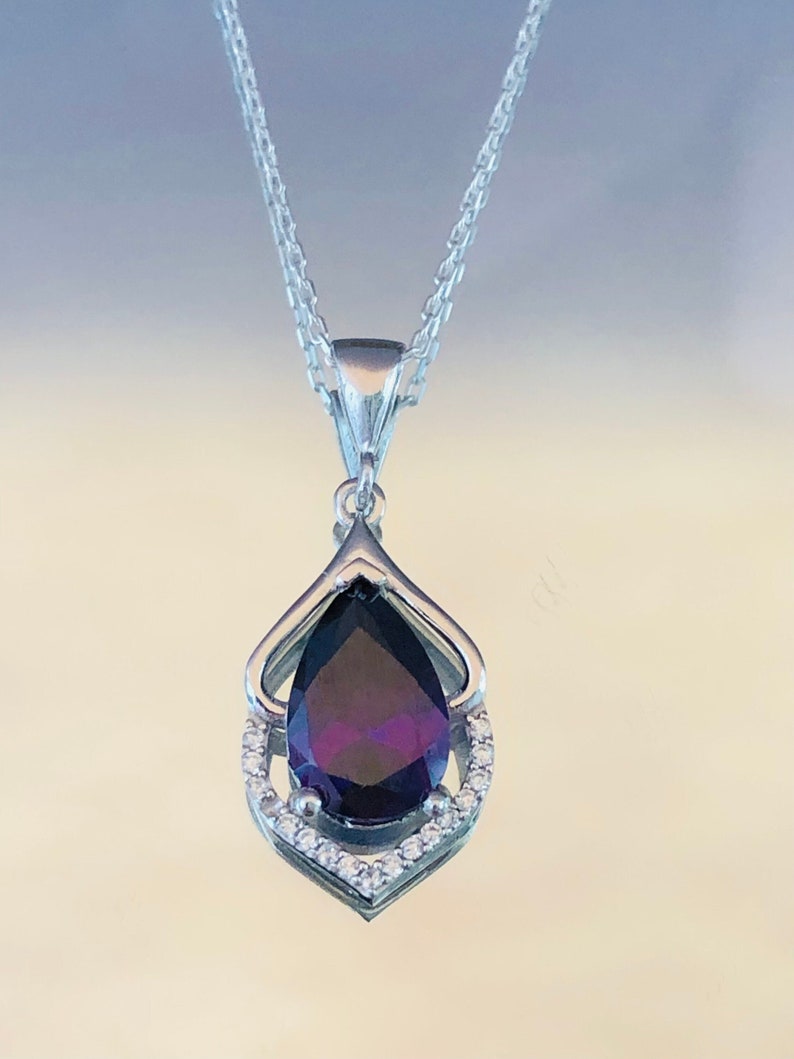 Violet Amethyst Necklace