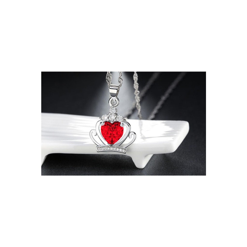 Red Crown Necklace