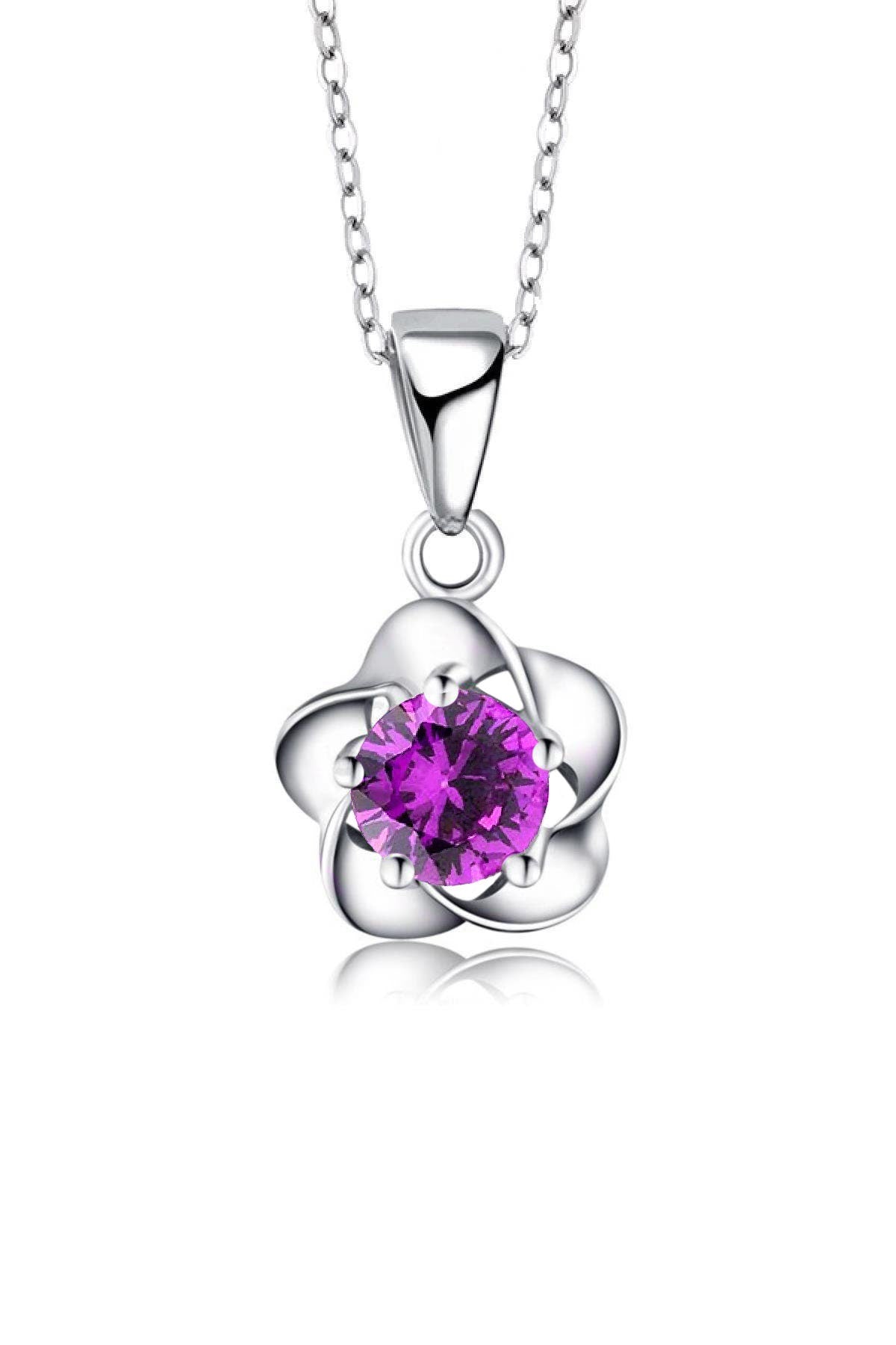 Alice Amethyst Dainty Necklace