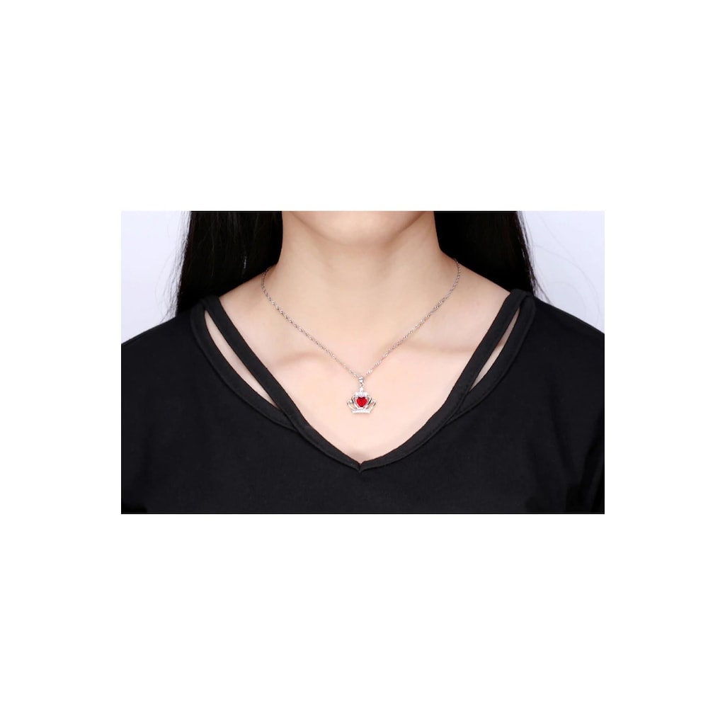 Red Crown Necklace