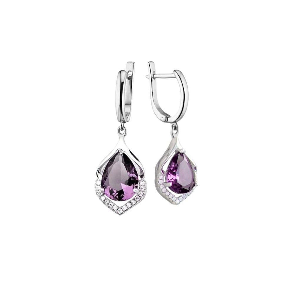 Violet Amethyst Earrings