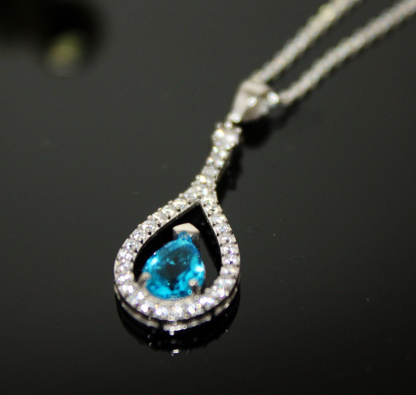 Diana Aquamarine Necklace