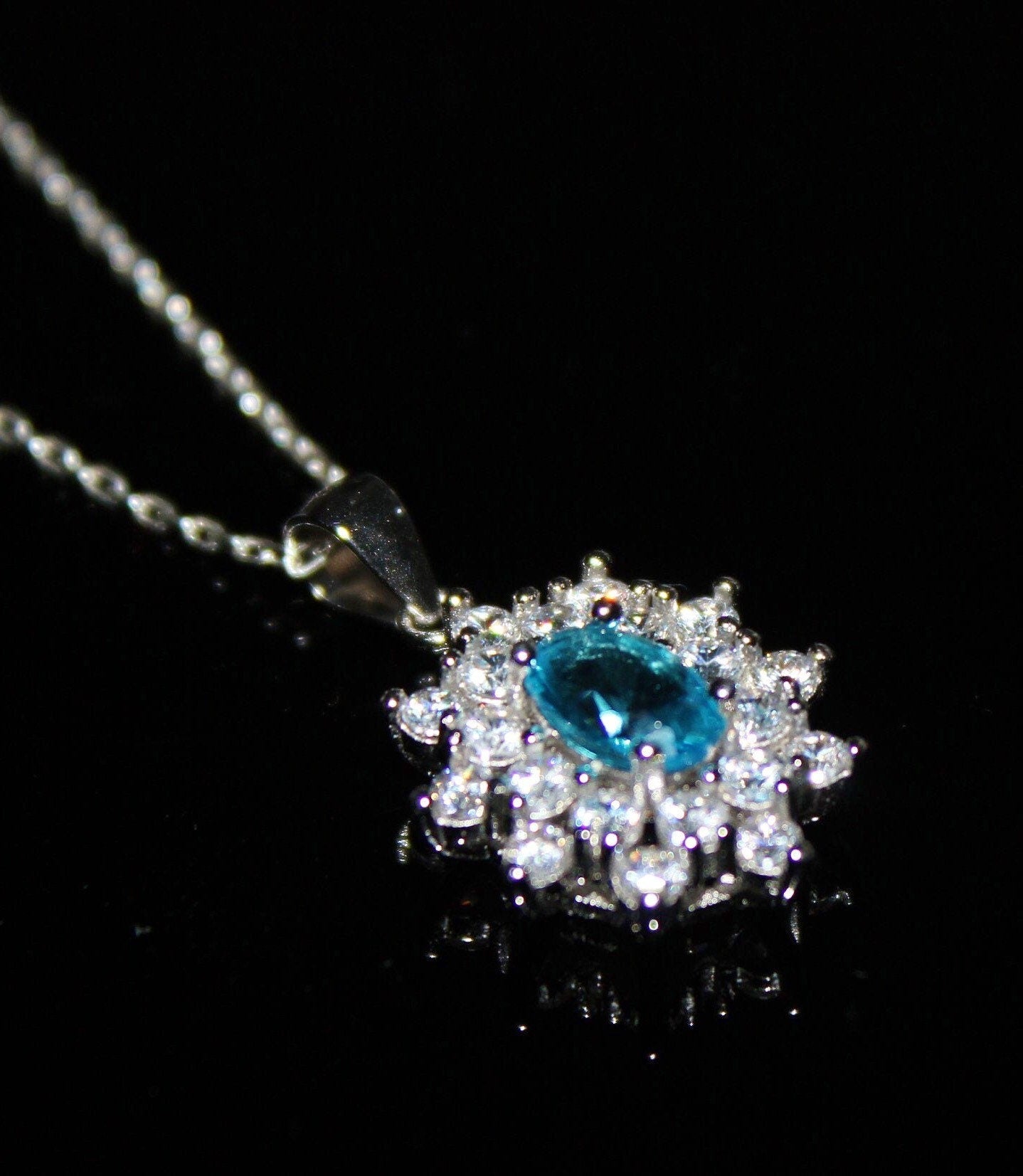 Daphne Aquamarine Necklace