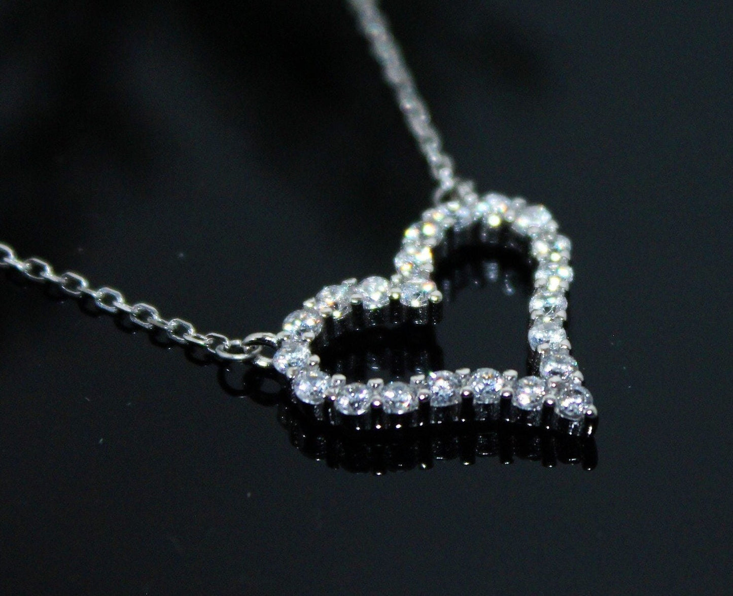 Sparkling Heart Necklace