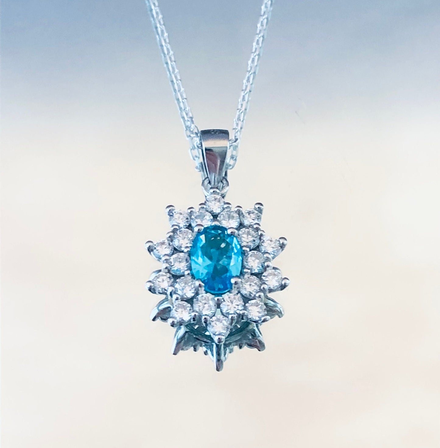 Daphne Aquamarine Necklace