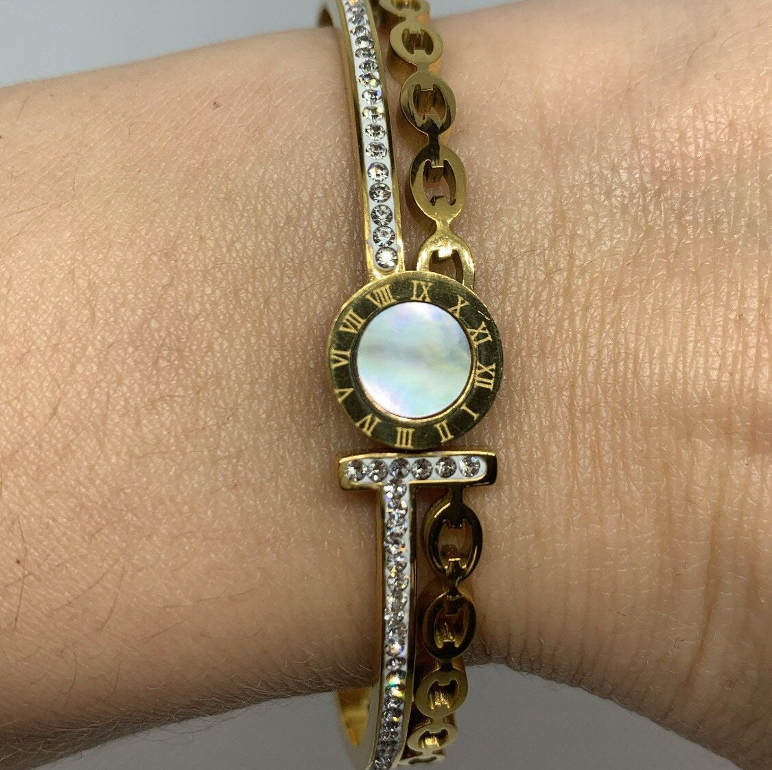Golden Glam Bangles