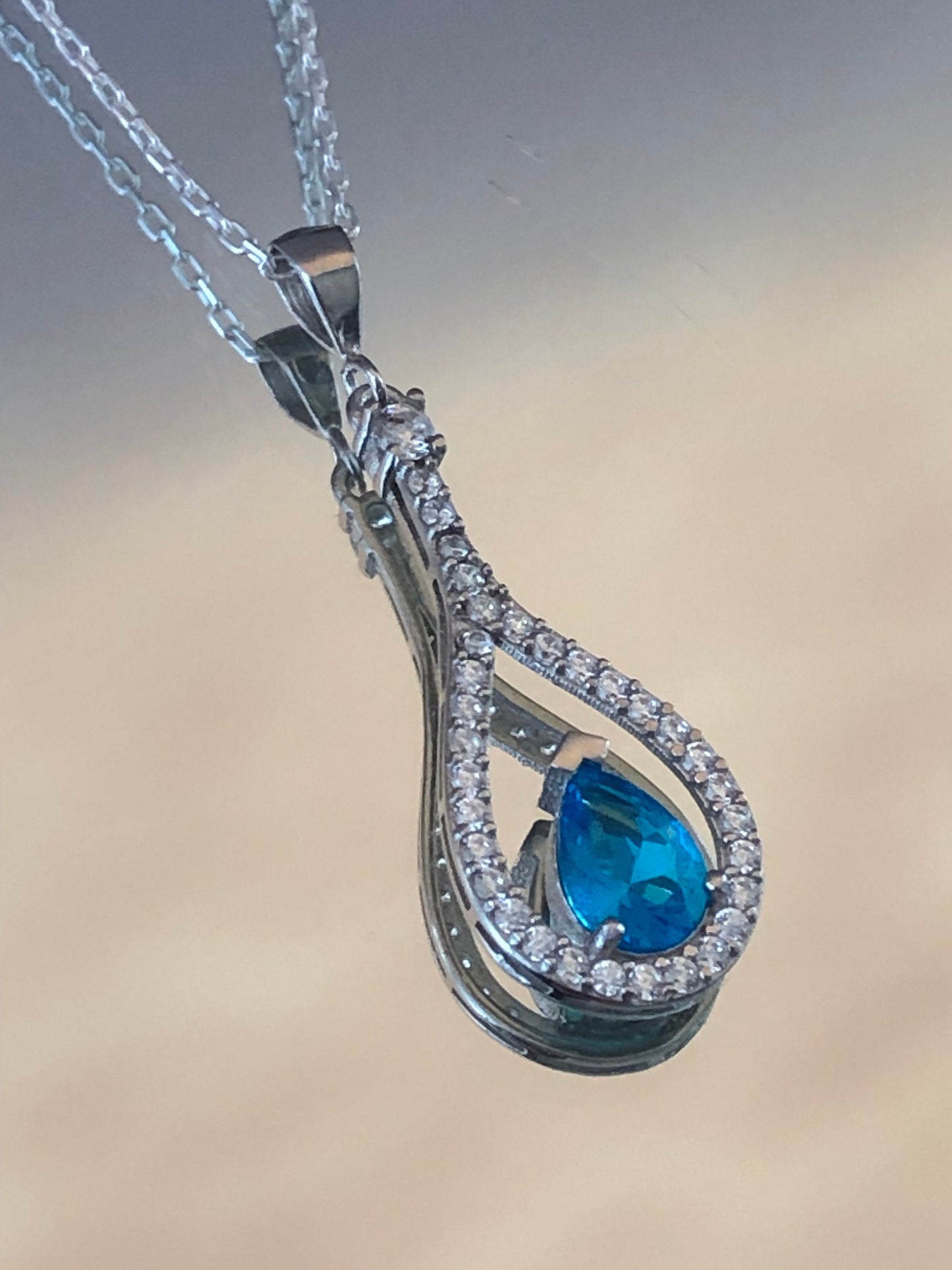 Diana Aquamarine Necklace