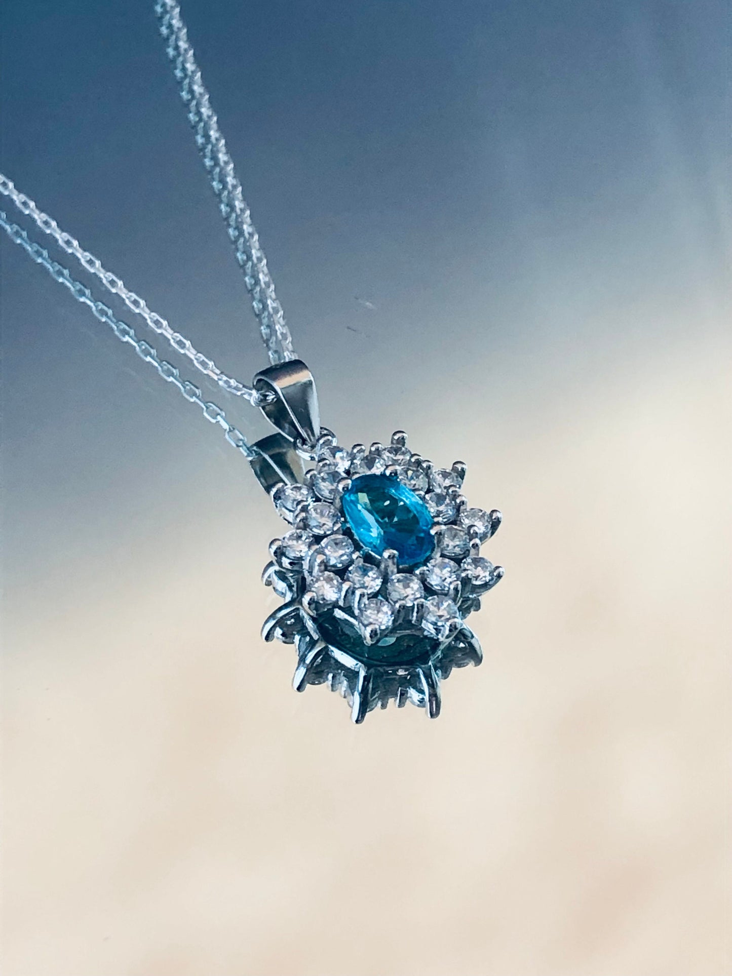 Daphne Aquamarine Necklace