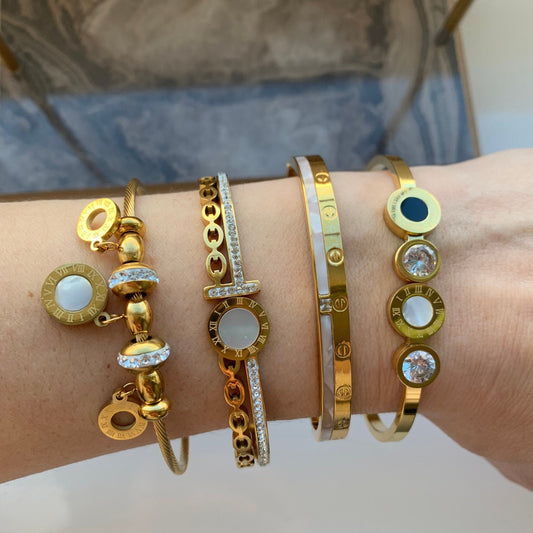 Golden Glam Bangles