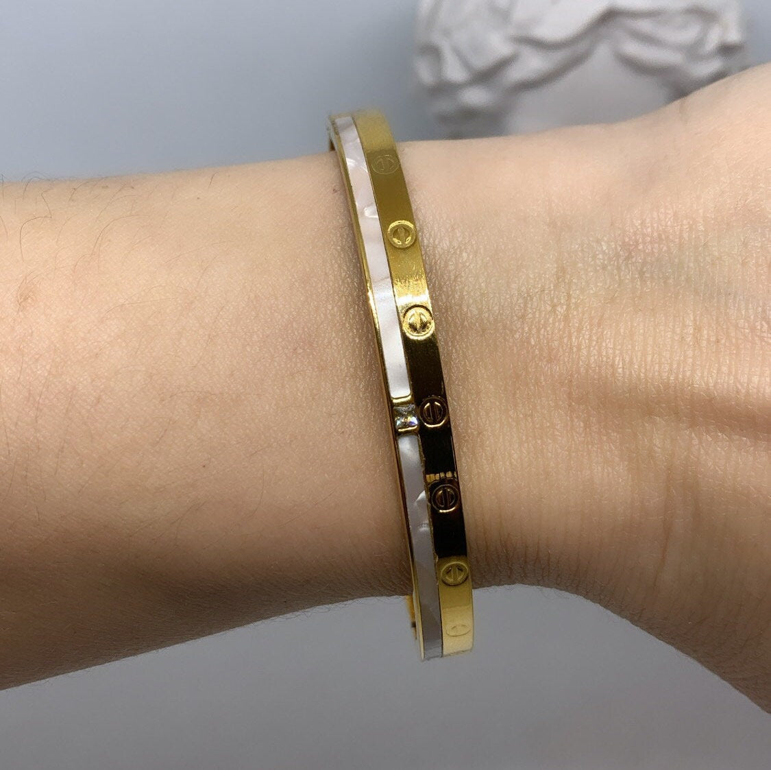 Golden Glam Bangles