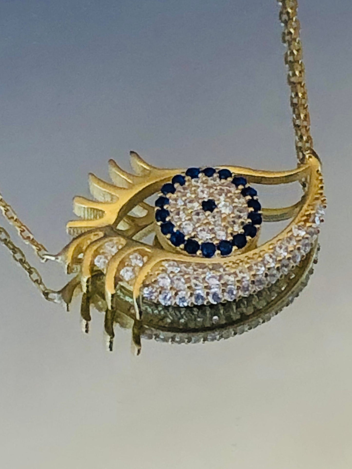 Evil Eye Gold Plated Necklace