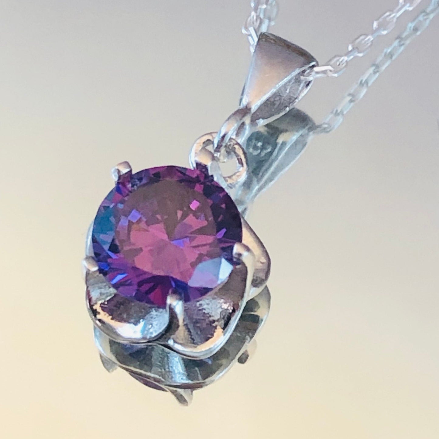 Alice Amethyst Dainty Necklace